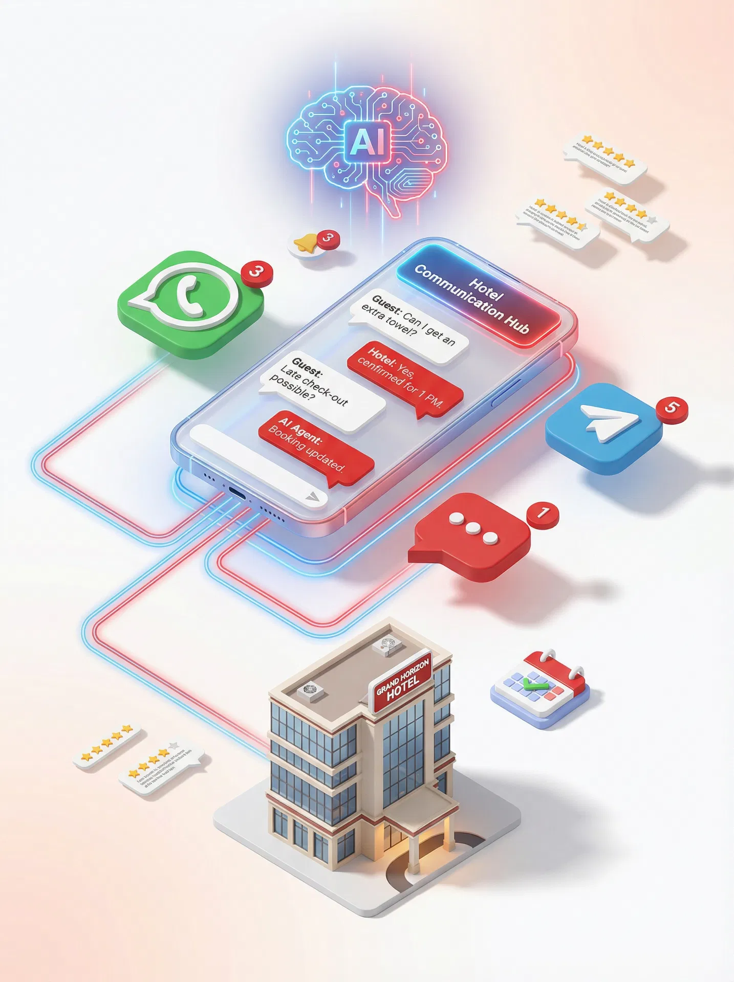 Uchat AI — агрегатор мессенджеров для отелей